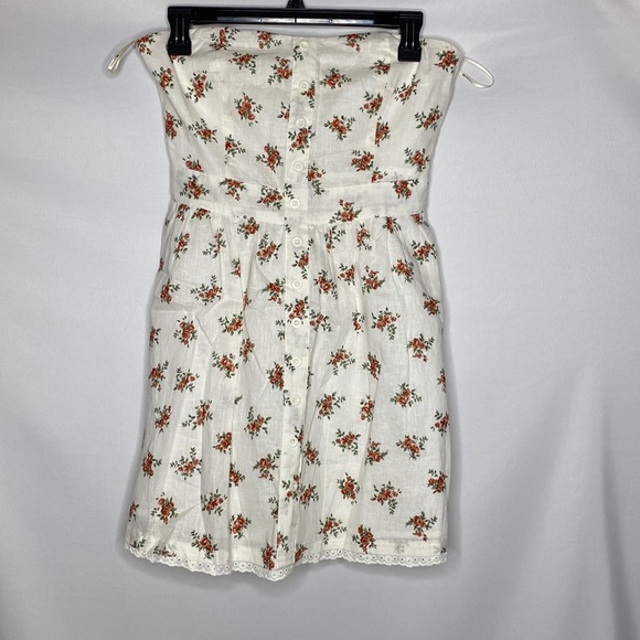 Forever 21 Floral Strapless Dress - Picture 1 of 4